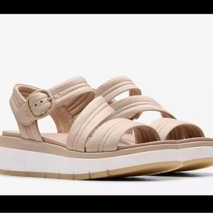 Clarks Tuscan Strap Sand Leather, 8